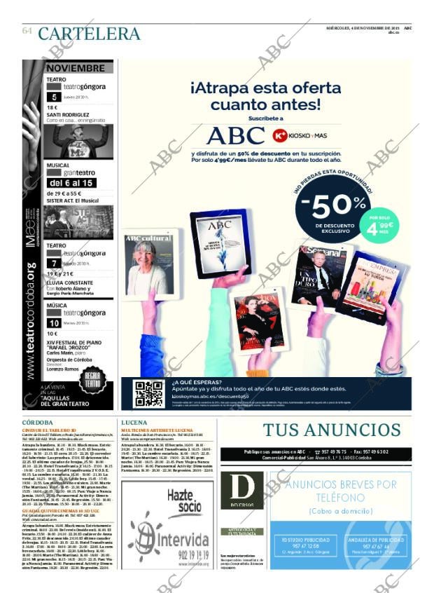 ABC CORDOBA 04-11-2015 página 64