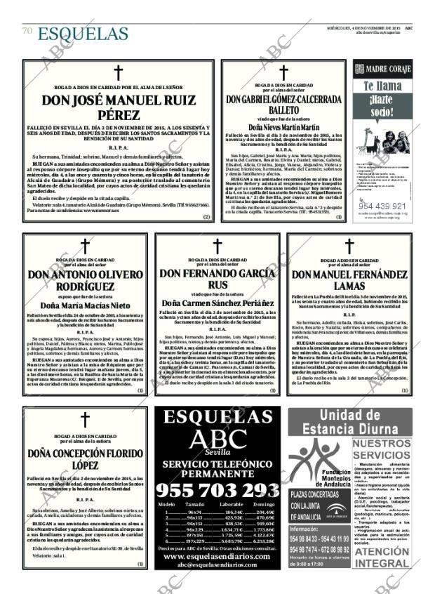 ABC SEVILLA 04-11-2015 página 70