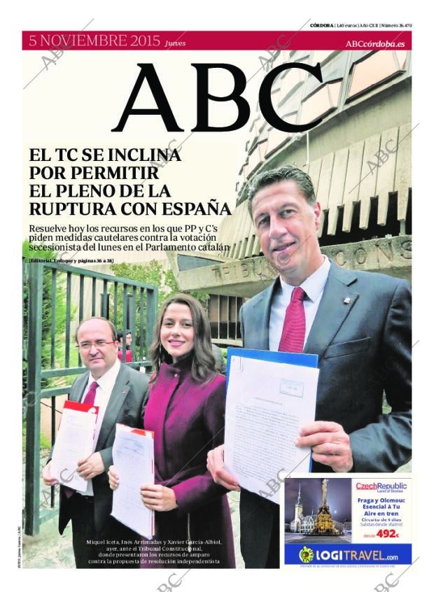 ABC CORDOBA 05-11-2015 página 1