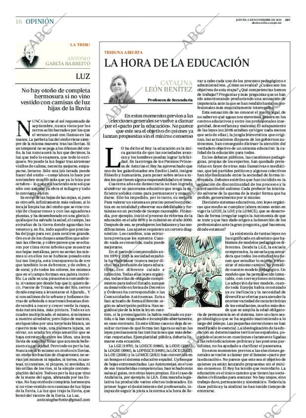 ABC SEVILLA 05-11-2015 página 16