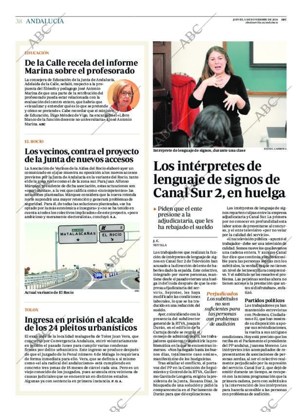 ABC SEVILLA 05-11-2015 página 38