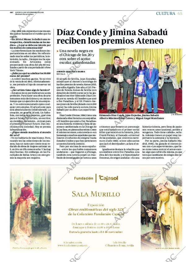 ABC SEVILLA 05-11-2015 página 65