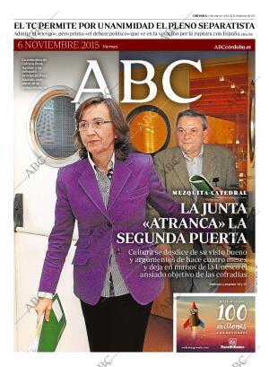 ABC CORDOBA 06-11-2015 página 1