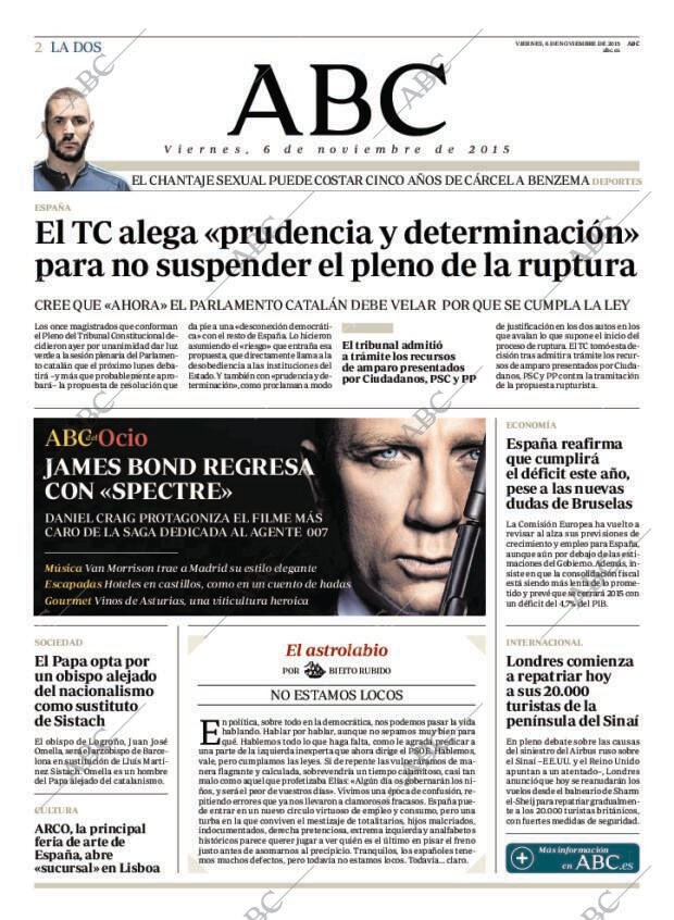 ABC MADRID 06-11-2015 página 2