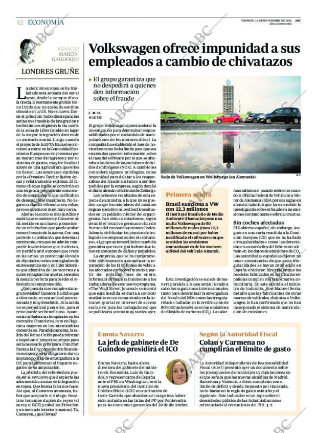 ABC MADRID 13-11-2015 página 42