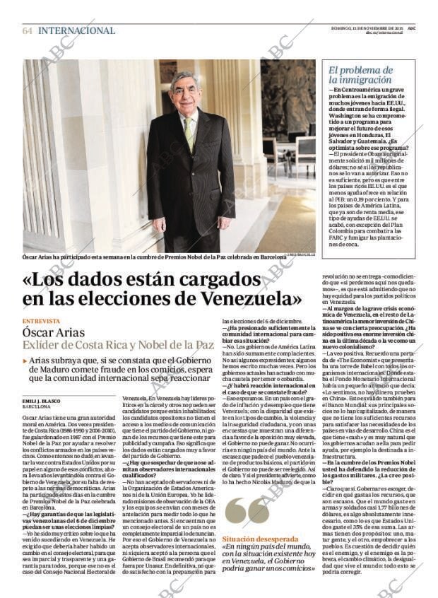ABC MADRID 15-11-2015 página 66