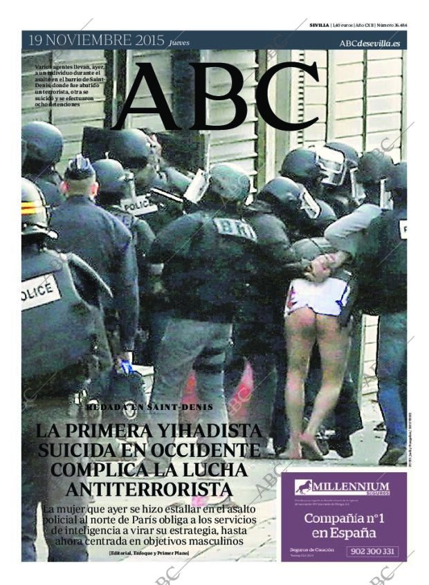 ABC SEVILLA 19-11-2015 página 1