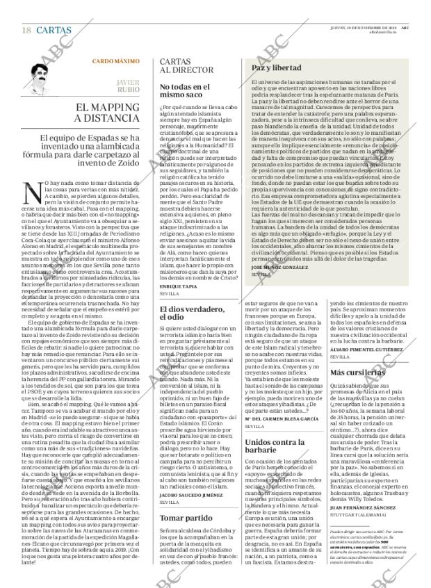 ABC SEVILLA 19-11-2015 página 18