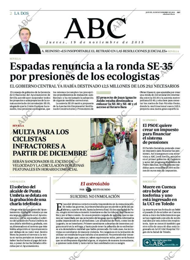 ABC SEVILLA 19-11-2015 página 2