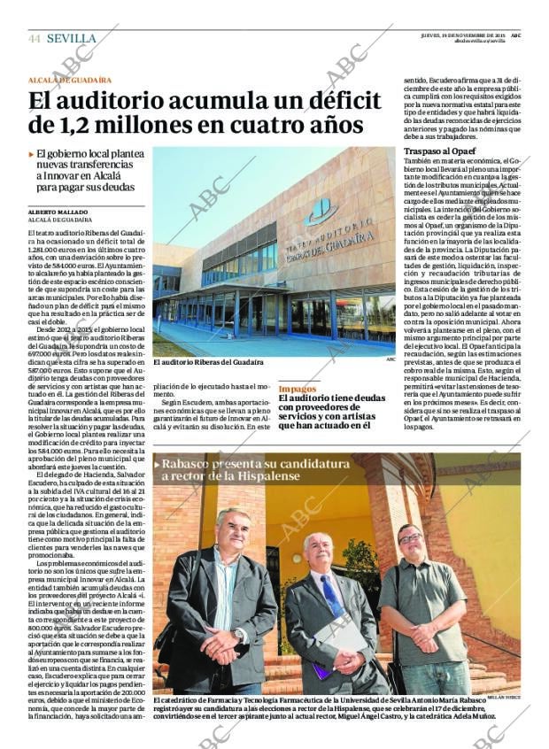ABC SEVILLA 19-11-2015 página 44