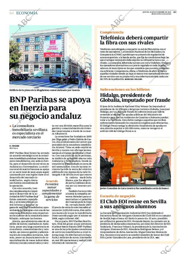 ABC SEVILLA 19-11-2015 página 64