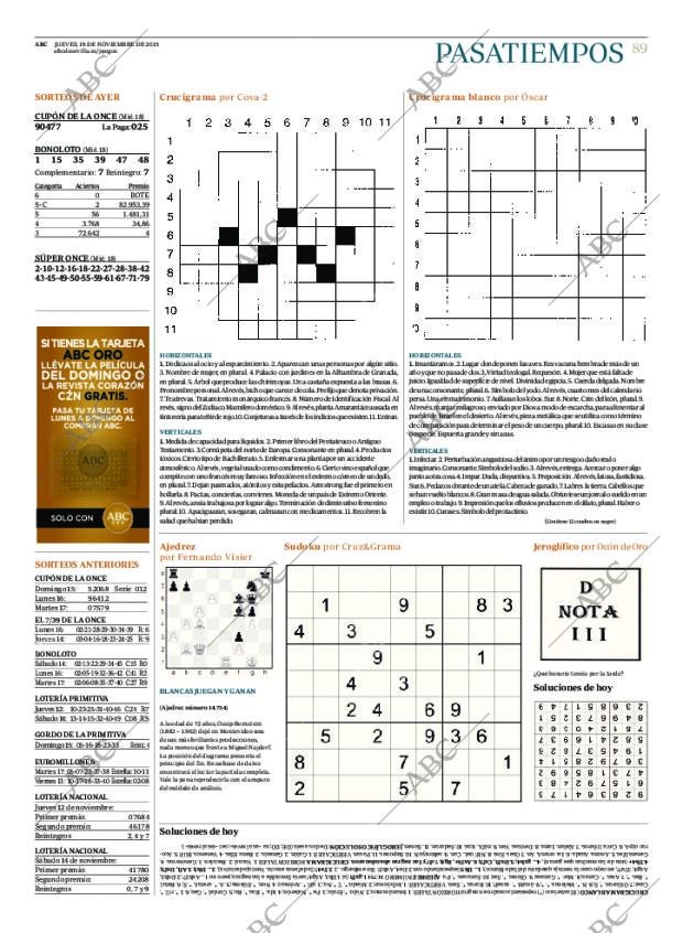 ABC SEVILLA 19-11-2015 página 89