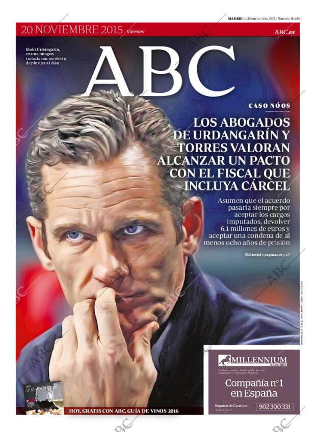 ABC MADRID 20-11-2015 página 1