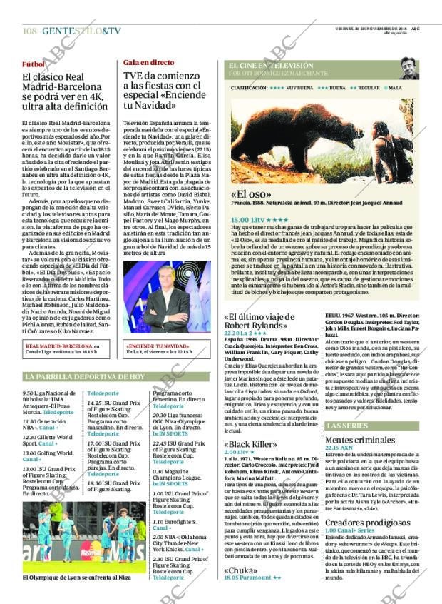 ABC MADRID 20-11-2015 página 108