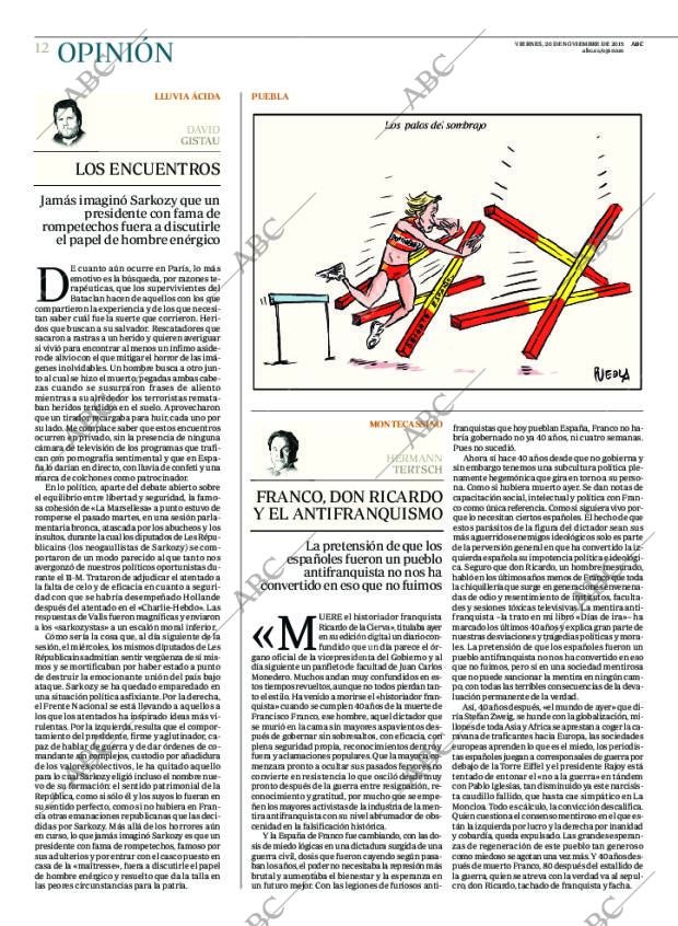 ABC MADRID 20-11-2015 página 12