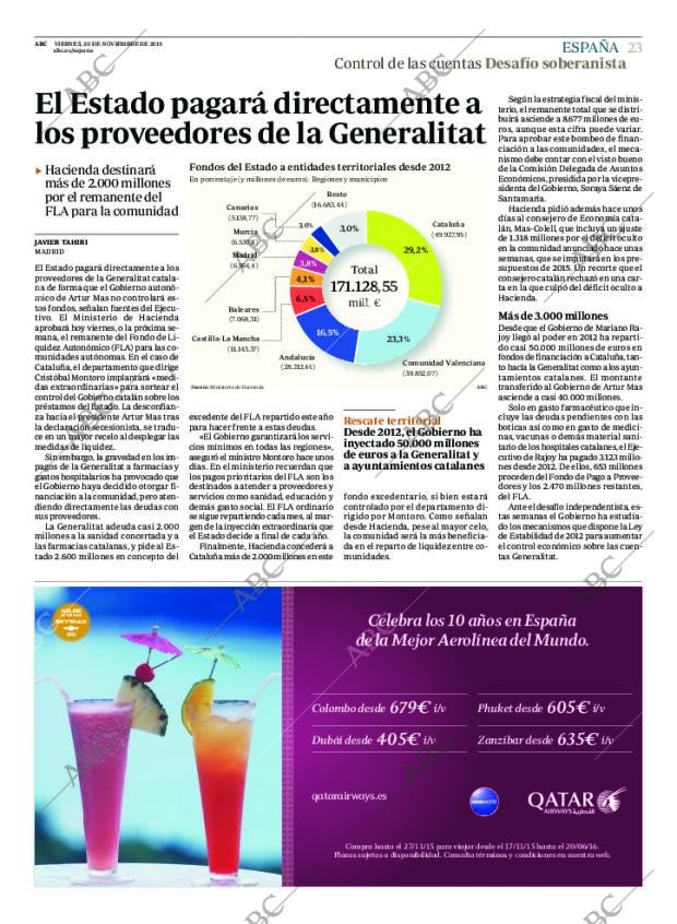 ABC MADRID 20-11-2015 página 23