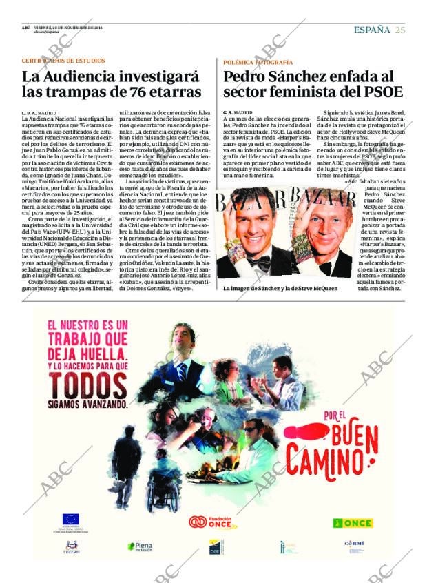 ABC MADRID 20-11-2015 página 25