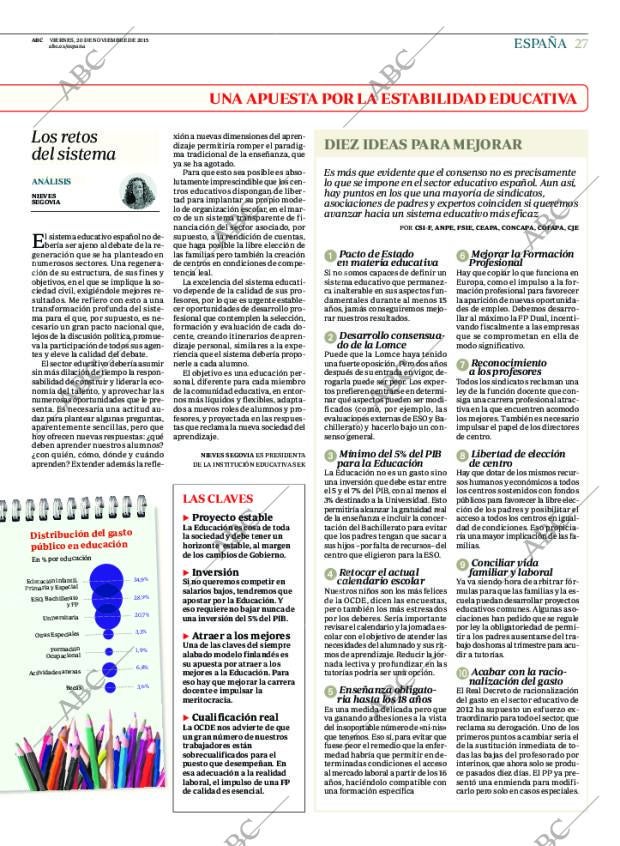 ABC MADRID 20-11-2015 página 27