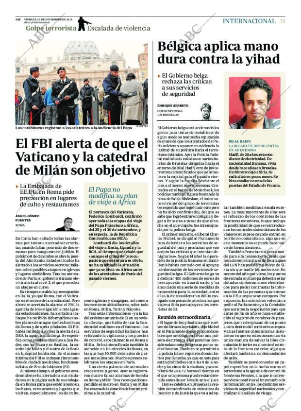 ABC MADRID 20-11-2015 página 31