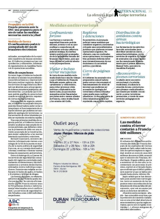 ABC MADRID 20-11-2015 página 35