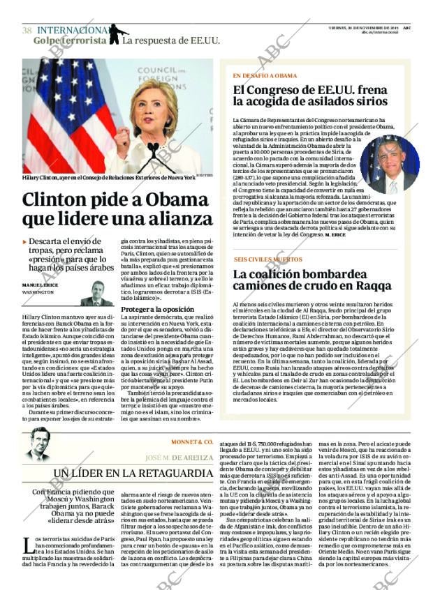 ABC MADRID 20-11-2015 página 38