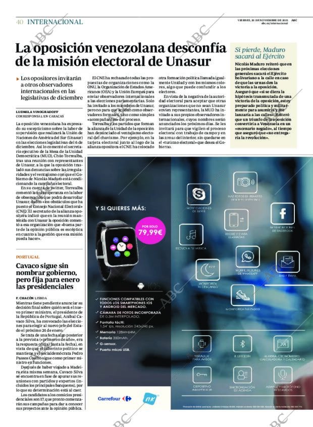 ABC MADRID 20-11-2015 página 40