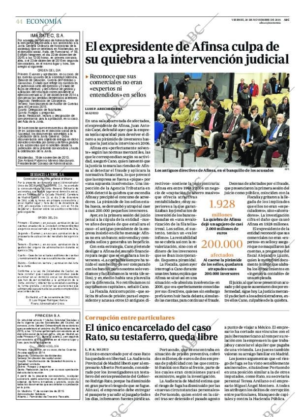 ABC MADRID 20-11-2015 página 44