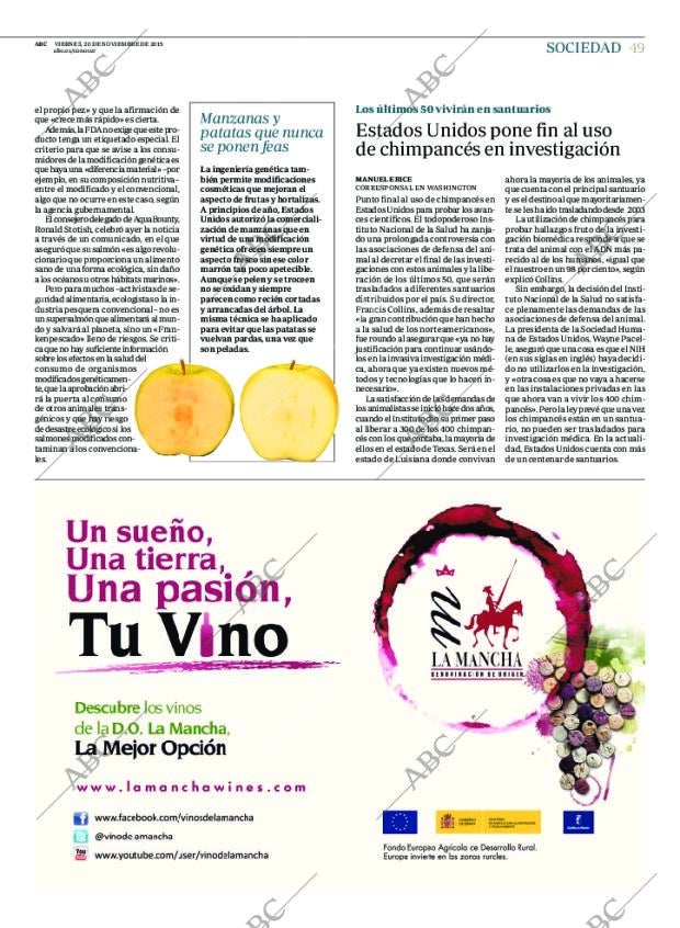 ABC MADRID 20-11-2015 página 49