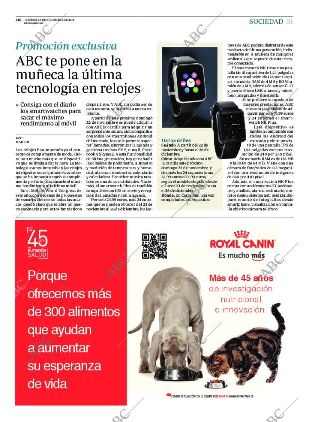 ABC MADRID 20-11-2015 página 51