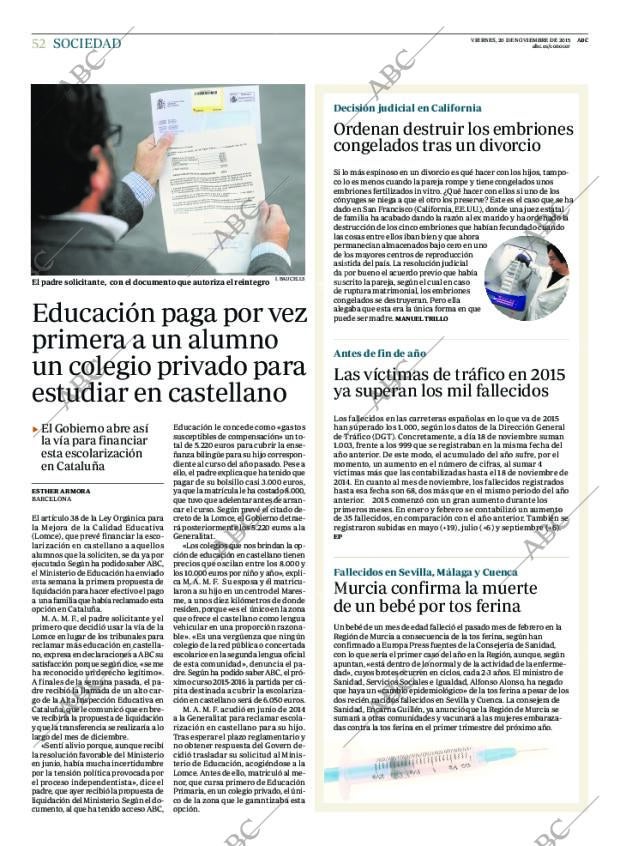 ABC MADRID 20-11-2015 página 52