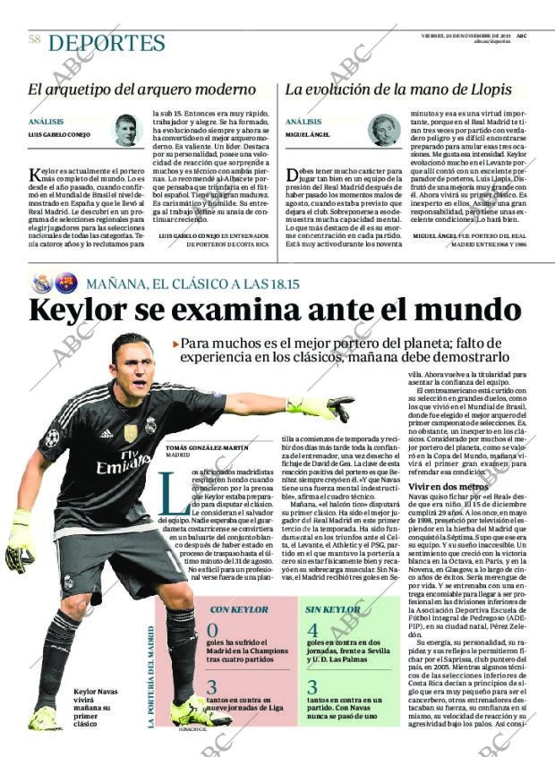 ABC MADRID 20-11-2015 página 58
