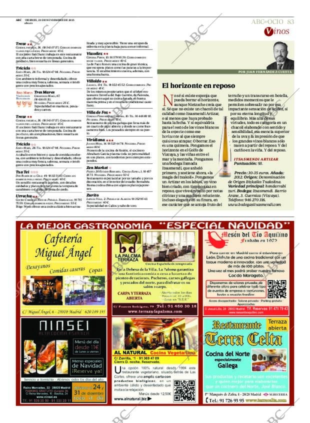 ABC MADRID 20-11-2015 página 83