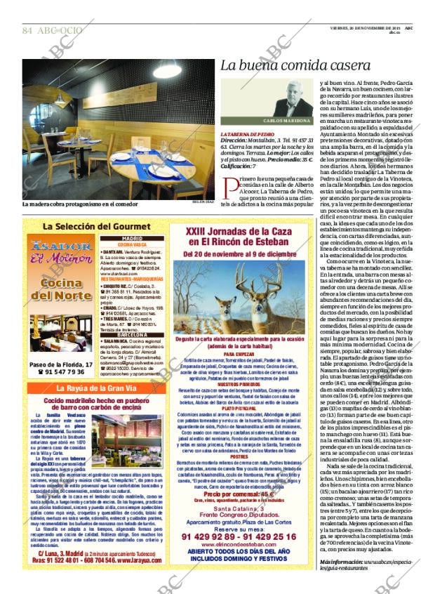 ABC MADRID 20-11-2015 página 84