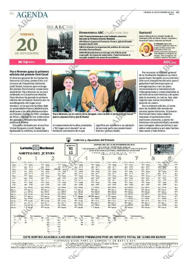 ABC MADRID 20-11-2015 página 86