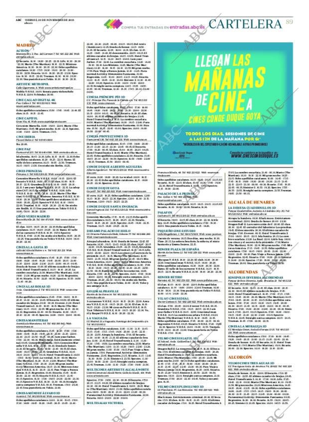 ABC MADRID 20-11-2015 página 89