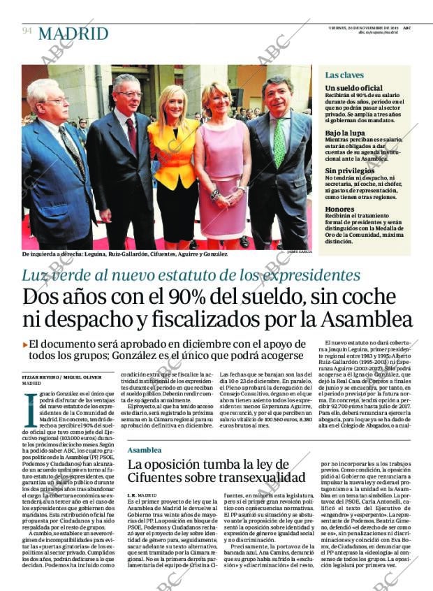 ABC MADRID 20-11-2015 página 94