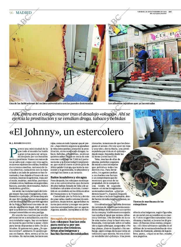 ABC MADRID 20-11-2015 página 96