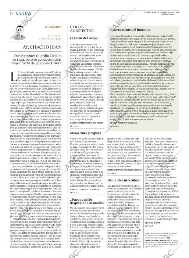 ABC SEVILLA 20-11-2015 página 18