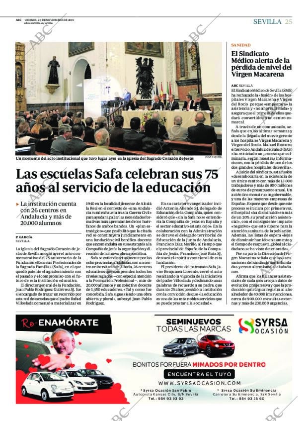 ABC SEVILLA 20-11-2015 página 25