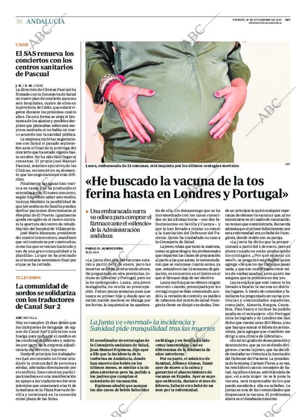ABC SEVILLA 20-11-2015 página 38