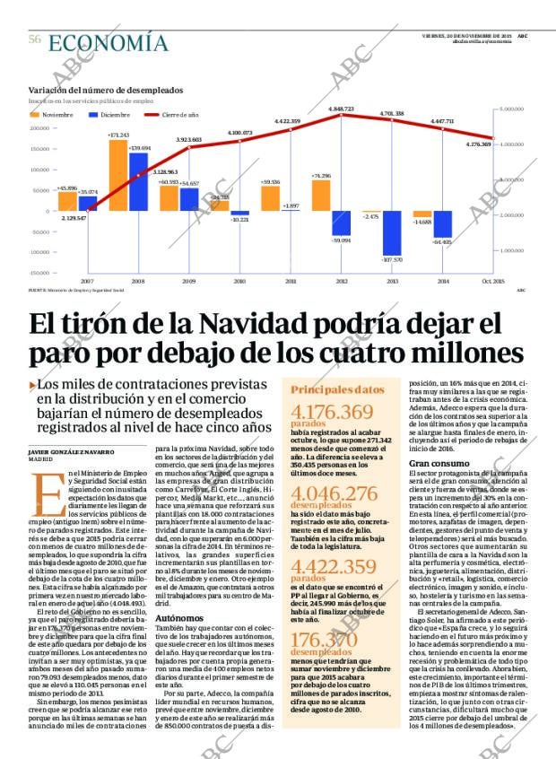 ABC SEVILLA 20-11-2015 página 56