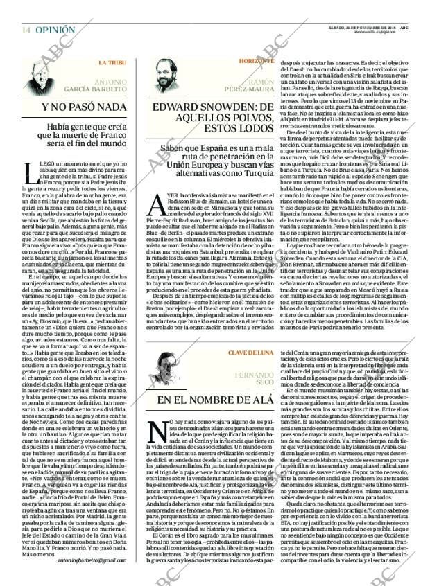 ABC SEVILLA 21-11-2015 página 14