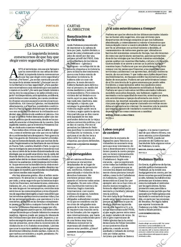 ABC SEVILLA 21-11-2015 página 16