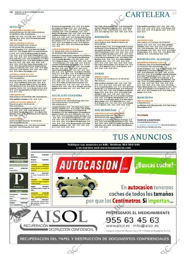 ABC SEVILLA 21-11-2015 página 63