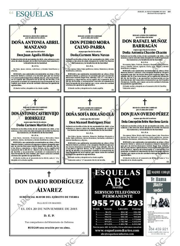 ABC SEVILLA 21-11-2015 página 64
