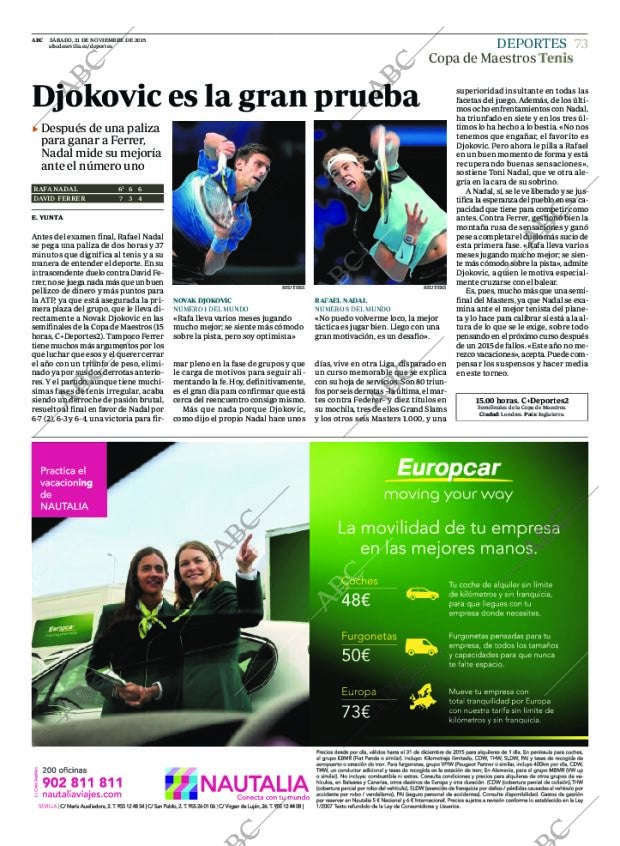 ABC SEVILLA 21-11-2015 página 73