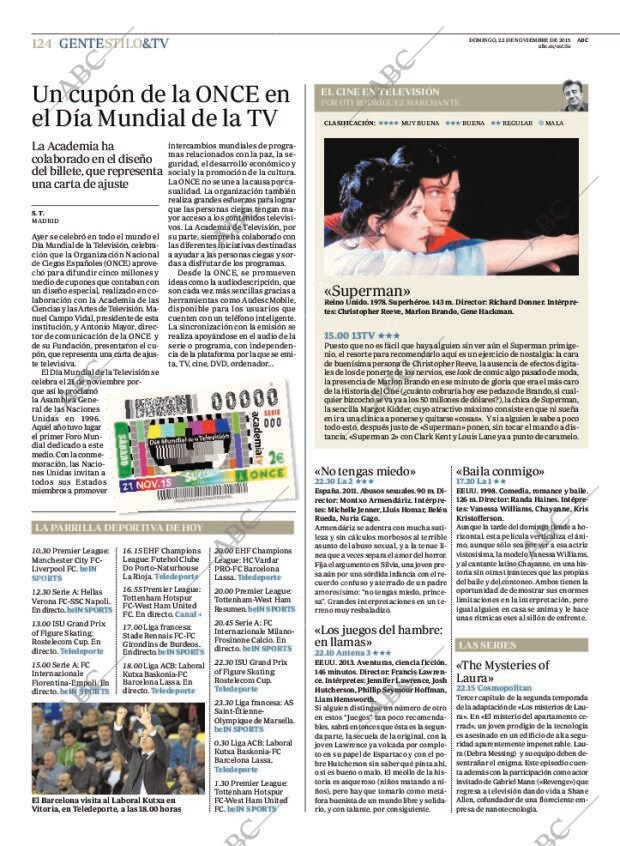 ABC MADRID 22-11-2015 página 124