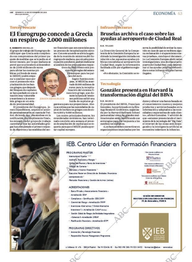 ABC MADRID 22-11-2015 página 63