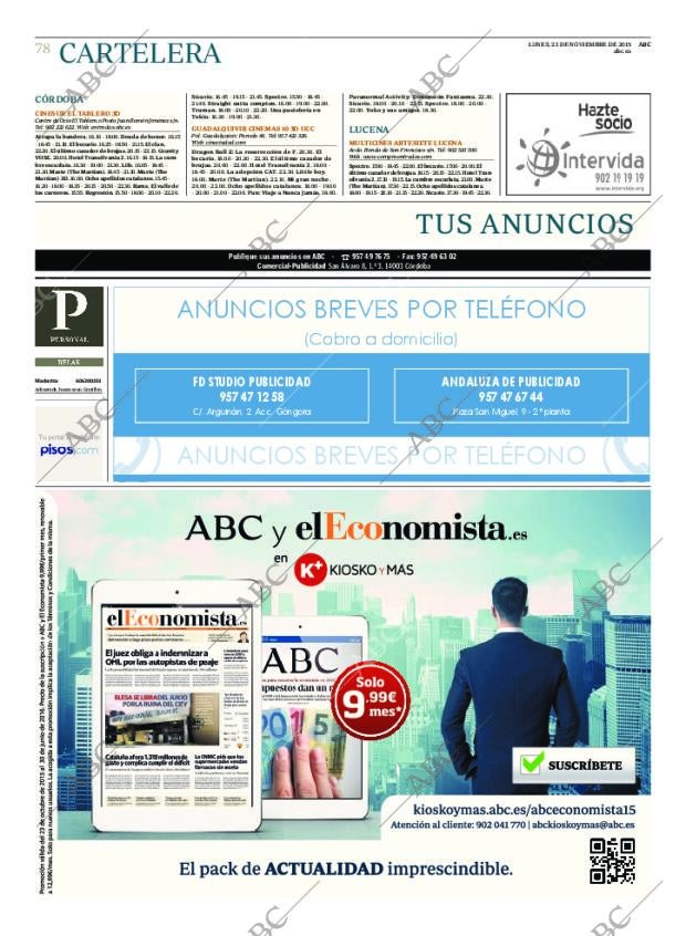 ABC CORDOBA 23-11-2015 página 78