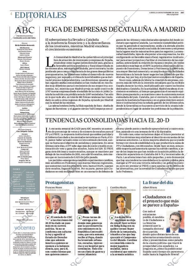 ABC MADRID 23-11-2015 página 4
